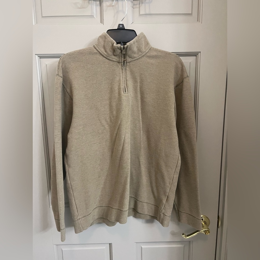 Structure 1/4 zip sweater for men